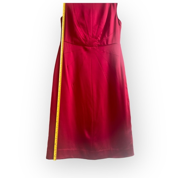 Banana Republic red cocktail dress size 4 - Picture 4 of 10